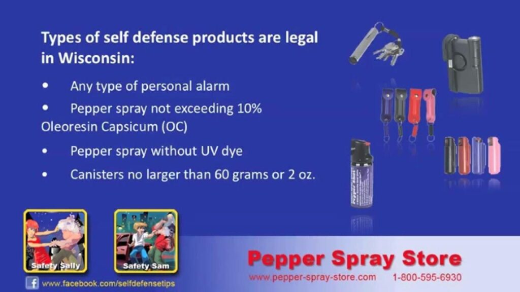 Wisconsin Pepper Spray Laws: Safety and Size Limits Guide
