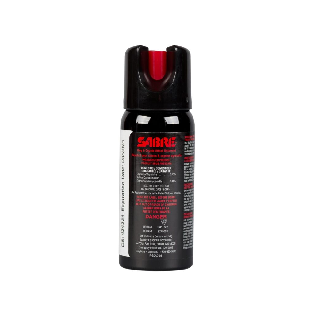 Sabre Dog Pepper Spray: Top Choice for Animal Encounters