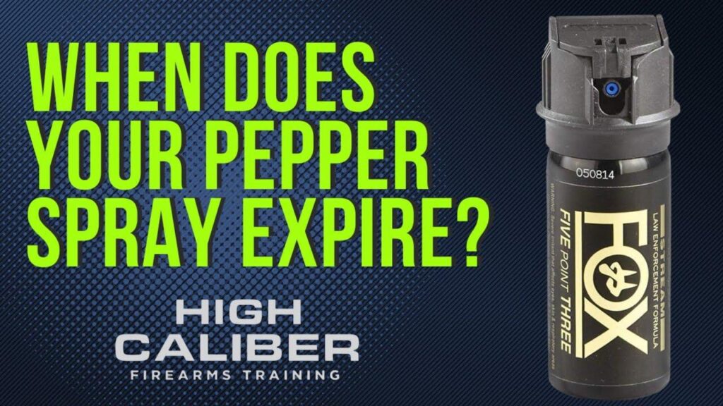 Pepper Spray Shelf-Life: Understanding Expiration Dates